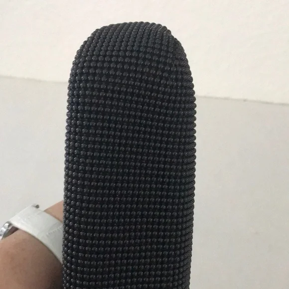 - WHITING & DAVIS BLACK METAL BEAD BAG - Picture 7 of 12